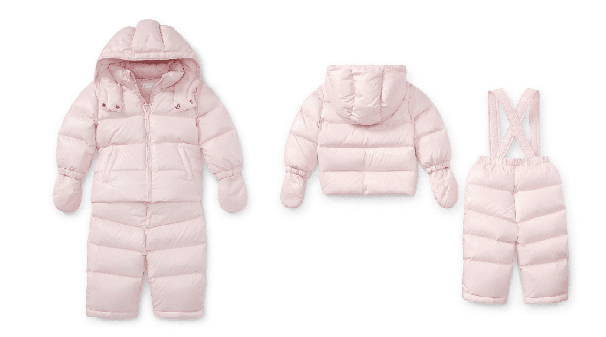 baby girl down snowsuit