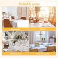 thumbnail image 2 of EcoNesxp pcs Disposable Gold Placemat Set Inch Round Gold Foil Mesh Pressed Table Mat Gold Metal Thin Mesh Table Runner Suitable for Home Decoration Dining Table Wedding Birthday Party Gold, 2 of 5