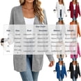 thumbnail image 4 of Women's Knit Cardigan Sweater Long Sleeve V-Neck Relaxed Fit Fall Tops with Pockets, 4 of 9