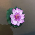 thumbnail image 2 of Lily Pads for Ponds, Artificial Lotus - Realistic Water Lily Pads Leaves & Floating Foam Lotuses for Garden Koi Fish Pond Aquarium Pool Wedding Decor, 2 of 2