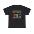 thumbnail image 2 of Vintage 1980 TShirt Women Limited Edition BDay 1980 Birthday Plus Size Tops for Women, 2 of 7