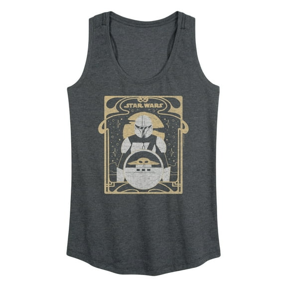 Star Wars - The Mandalorian Mando Celestial - Wo Men's Racerback Graphic Tank Top