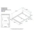 thumbnail image 2 of Orlando Traditional Bed in Multiple Colors and Sizes, 2 of 5