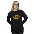 thumbnail image 2 of DC Comics Womens Batman Japanese Logo Yellow Sweatshirt, 2 of 3