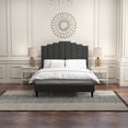 thumbnail image 5 of Orpheus Tufted Upholstered Platform Bed-QB, GREY, 5 of 10