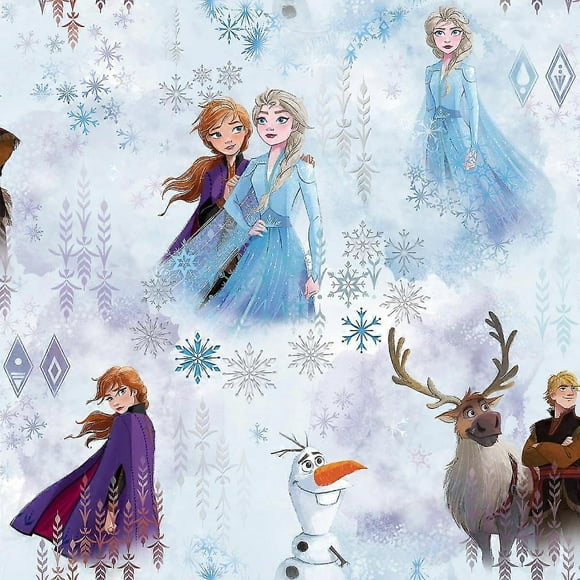 Disney Frozen 2 Wonder Wallpaper Blue 159510