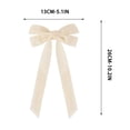 thumbnail image 3 of 16pcs Velvet Christmas Bow with Metallic Ribbon – Hanging Bow for Tree, Wreath, Gift Wrapping and Xmas Decoration, 5.1 x 10.2 Inch, 3 of 6