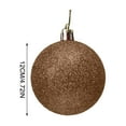 thumbnail image 2 of DAMAI 4.7 Inch Large Christmas Balls Ornaments Glitter Christmas Tree Decorations Indoor Outdoor Holiday Plastic Hanging Ball Baubles with Drilled Cap for Xmas Party Wedding Birthday Hotel Home Decor, 2 of 9
