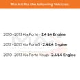 thumbnail image 2 of MAX Advanced Brakes - Brake Kit For 2010-2013 Kia Forte| Carbon Ceramic Brake Pad and Rotor Kit Front and Rear| Daily Driving OE Replacement Brake Rotors, 2 of 9
