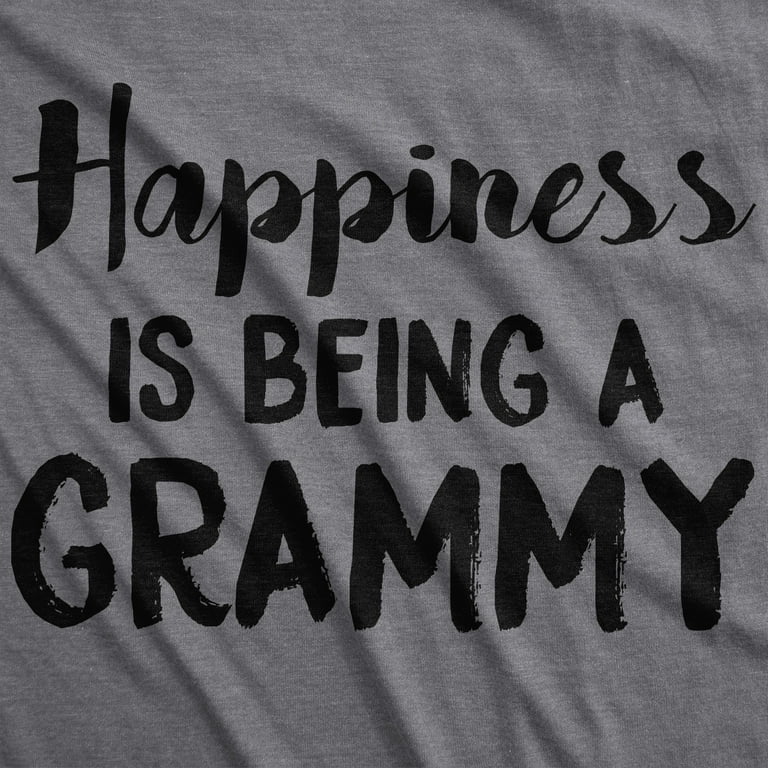 Womens Happiness Is Being A Grammy Grandma T-Shirt Womens Happiness Is Being A Grammy Grandma T-Shirt