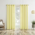 thumbnail image 5 of No. 918 Reagan Cabana Stripe Semi-Sheer Grommet Curtain Panel, 54"X108", Yellow, 5 of 7