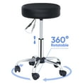 thumbnail image 4 of HomGarden Polyurethane Leather Stools, 250 lbs. Capacity, Black, 4 of 10