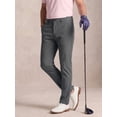 thumbnail image 5 of Men's 4-Way Stretch Dress Pants - Mid-Rise Straight Cut with Elastic Waist (Business Casual), 5 of 8