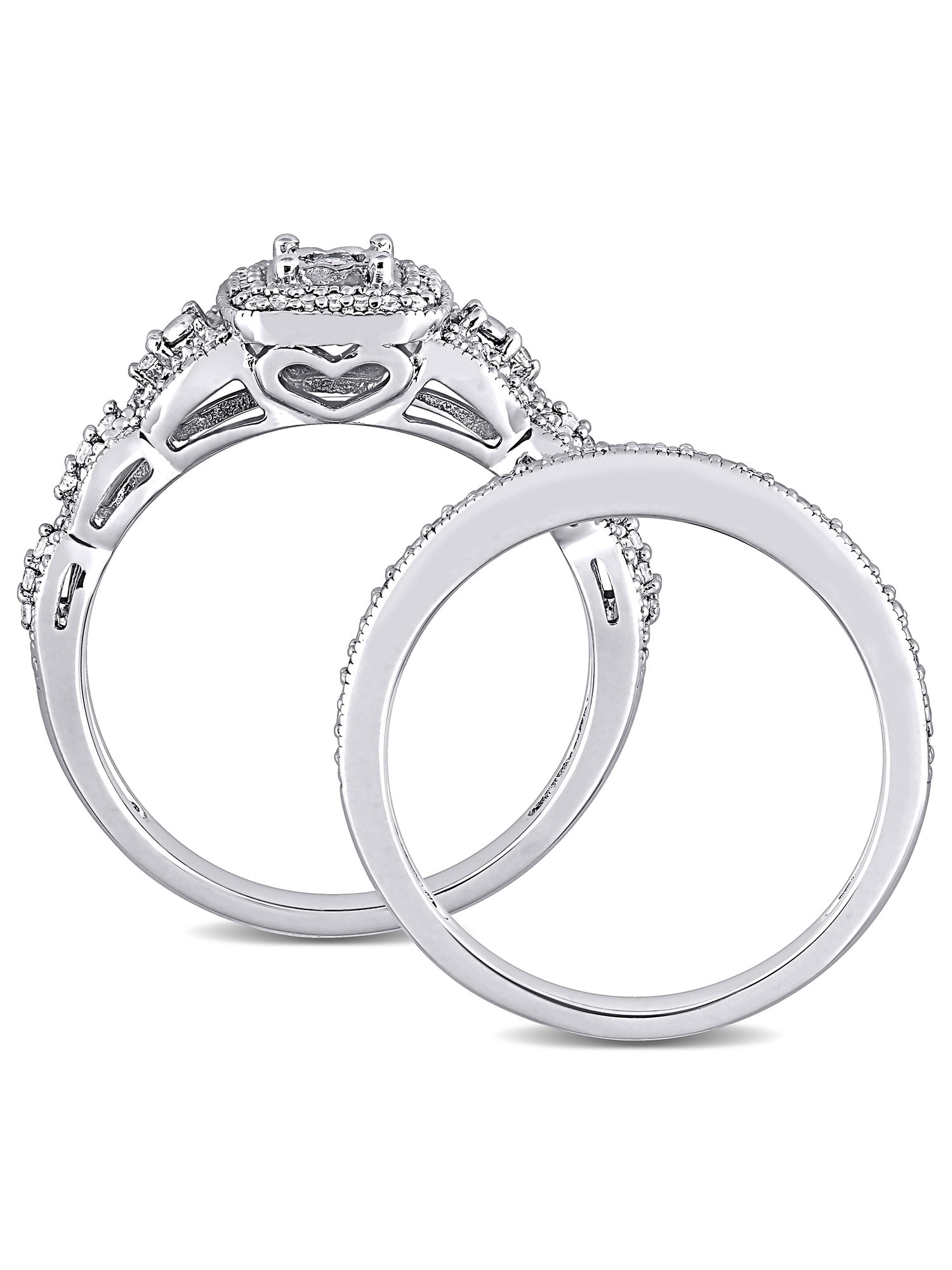 Everly Women's Diamond Sterling Silver Bridal Set