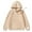 Beige, variant on Alvivi Kids Girls Boys Hoodies Long Sleeve Drawstring Pullover Hooded Sweatshirt with Pocket Black 9-10