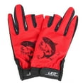 thumbnail image 1 of Manoplas deportivas 1 par 3 sin dedos Guantes de pesca Guantes de pesca Quick transpirable de secado LEO Manoplas deportivas, 1 of 7