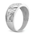 thumbnail image 7 of Real 14kt White Gold Men's Claddagh Band Size: 10; for Adults and Teens; for Women and Men, 7 of 7