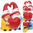 thumbnail image 3 of Miangastore Figurine de Couple de Gnomes de Jardin en Résine, 3 of 8