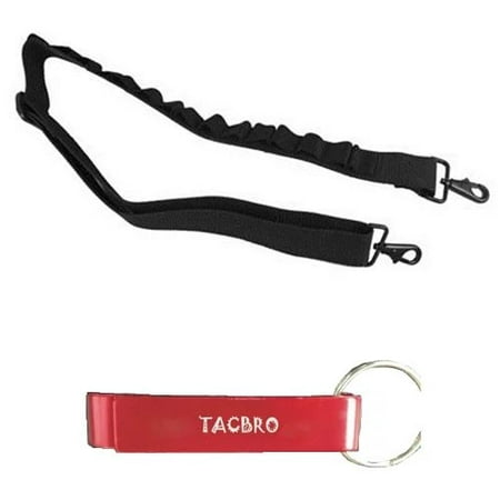 TACBRO 2pt Shotgun Sling Holds 15 Shells 12GA And 20GA With Snap Hooks with One Free TACBRO Aluminum Opener(Randomly Selected