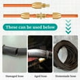 thumbnail image 7 of 3 Pack Air Hose Repair Kit 3/8-Inch Air Hose Splicer Solid Brass Reusable Hose Splicer Repair Kit, 7 of 7