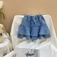 thumbnail image 4 of DHFJKG Child Toddler Girls Denim Skirt Casual Fashion Stretch Waist Comfortable A Line Skirt Street Style Daily Wear Vacation Skirts For Girl 2025 18-24 Months, 4 of 6