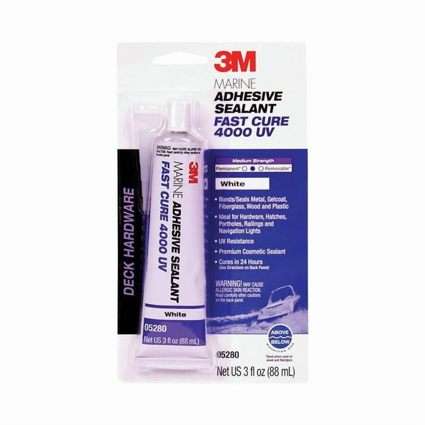 Tubo sellador adhesivo 3M de 3 oz para uso marino con resistencia a los rayos UV