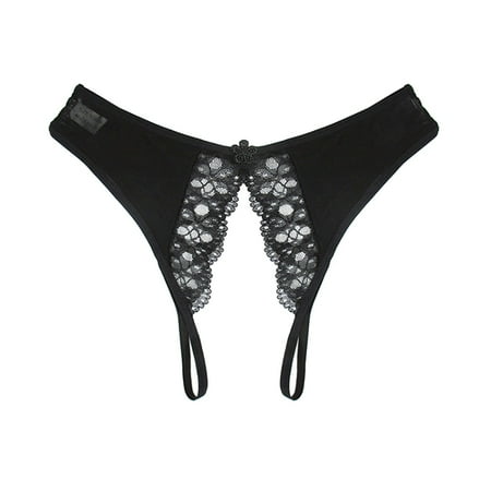 

Yuelianxi Women Fashion Floral Lace Briefs With Cute Bow Center