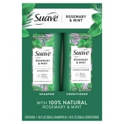 Suave Professionals Invigorating Shampoo and Conditioner Set, Rosemary & Mint, 18 fl oz, 2 Pack