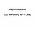 thumbnail image 3 of Factory Privacy Tinted Driver Left Side Rear Quarter Glass Quarter Window Compatible with Jeep Liberty 2002-2007 Models, 3 of 4