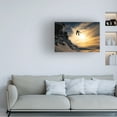 thumbnail image 2 of Trademark Fine Art Jakob Sanne Sunset Snowboarding Canvas Wall Art - 22x32, 2 of 4