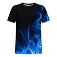 thumbnail image 5 of KIHOUT Men's Cotton Blend Short Sleeve Crew Neck Tees, Full Graphic Printed T-shirt Athletic Workout Gym T-shirts for Men, Moisture Wicking, 5 of 5
