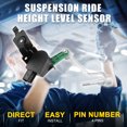thumbnail image 2 of Unique Bargains Air Suspension Ride Height Level Sensor for Audi A6 Base 3.2L V6 - Gas 06-11 No.4F0941286B Front Right, 2 of 7