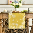 thumbnail image 3 of Sm:)e Yellow Bloom Flowers Butterfly Spring Table Runner, Kitchen Dining Table Decoration for Home Party Indoor 13x72 Inch, 3 of 7