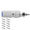 thumbnail image 3 of Zócalo de conector banana, 10 piezas Adaptador de conector banana de unión banana de 4 mm Zócalo de terminal banana Diseño a prueba de futuro, 3 of 8