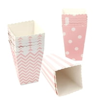 Milisten Popcorn Containers for Party Pink 36Pcs
