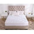 thumbnail image 4 of KASENTEX Quilted Fitted Mattress Pad & Protector with 18 Inches Deep Pockets, 300 TC Cotton Jacquard Fabric Front & Down Alternative Fill, Cozy & Ultra Soft – Hypoallergenic, QUEEN 60x80in., 4 of 7