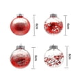 thumbnail image 3 of Adorno colgante de bola de árbol de Navidad, 24 Uds./60mm, adorno para fiesta, 3 of 5