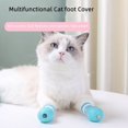thumbnail image 2 of WarmTown Silicone Cat Shoes Anti‑Scratch Cat Shoes Pet Anti-Biting Bath Washing Foot Cover Adjustable Cat Claw Covers, 2 of 8