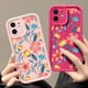 thumbnail image 4 of Funda de silicona con flores de colores para iPhone 15, 16 Pro Max, 14, 13, 12, 11 Pro Max, 7, 8, XR, XS, SE, a prueba de golpes, suave, TPU, 4 of 4