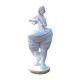 thumbnail image 5 of Sala de yoga Figura de mujer Escultura de figura de dama Tome un martillo para tallarse a sí misma blanco, 5 of 9