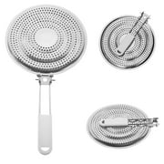 Stainless Steel Heat Diffuser for Gas And Electric Stove - Even Heat Distribution Induction Cooktop Adapter Plate - Food Warmer Simmer Plate for Gas Stove With Flame Guard