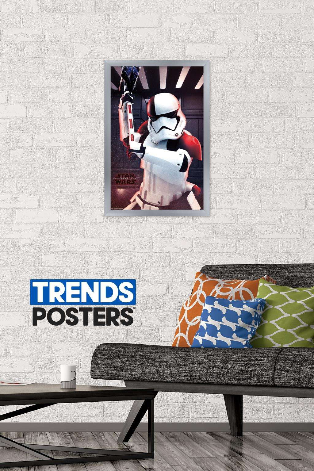 Star Wars: The Last Jedi - Executioner Wall Poster, 14.725" x 22.375", Framed