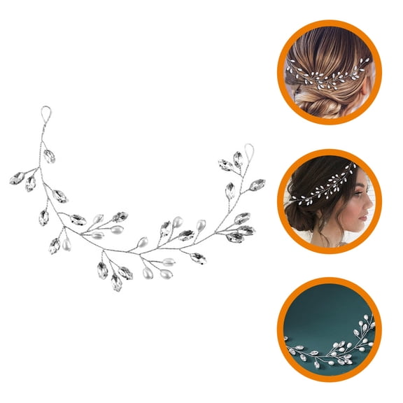 BESTYASH Rhinestone Bridal Hair Vine Wedding Hair Accessories Elegant Decoration for Brides