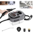 thumbnail image 2 of Professional High-Pressure 1200ml Rapid-Heating Steam Cleaner, 2500 Watt Steam Gun with Brush Head, Maquina De Vapor Para Lavar Motores, for Car Kitchen (White), 2 of 7