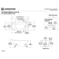 thumbnail image 3 of Aqua Eden VCTND5728NT0 57-Inch Cast Iron Oval Single Slipper Clawfoot Tub (No Faucet Drillings) in White/Matte Black, 3 of 6