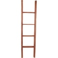 thumbnail image 3 of Ekena Millwork 15"W x 60"H x 3 1/2"D Vintage Farmhouse 4 Rung Ladder, Barnwood Decor Collection, Salvaged Red, 3 of 13