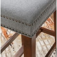thumbnail image 3 of Linon Renner Bar Stool, Gray, 3 of 6