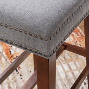 Linon Renner Bar Stool, Gray