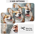 thumbnail image 5 of Wobogo Corgi with Oil Painting Style Dish Drying Mats Diatomaceous Earth Super Absorbent Non-slip Rubber Sole 15.7×11.8in, 5 of 11