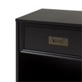 thumbnail image 3 of 18" Solid Wood 1-Drawer Framed Nightstand - Black, 3 of 6